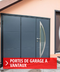 porte de garage à vantaux