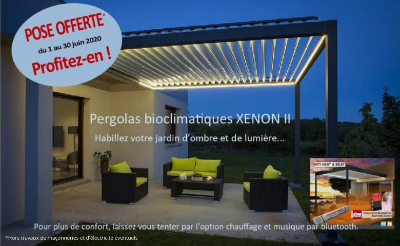 menuiserie lafon bordeaux offre la pose de votre pergola